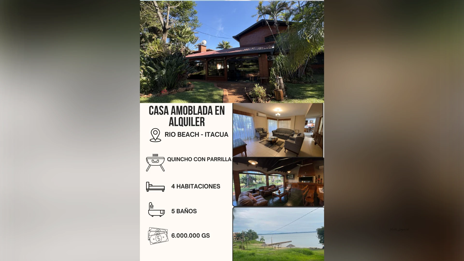 *Exclusiva casa de dos pisos en el barrio Río Beach* - 1